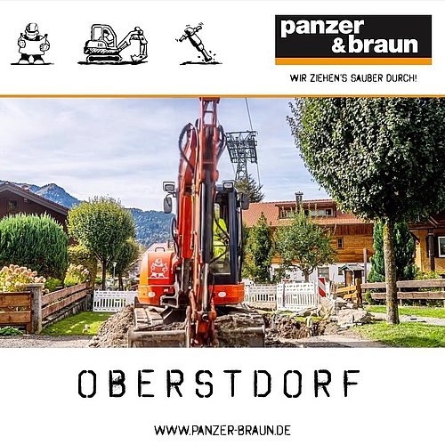 👷🚧🧱Unsere Jungs in ❤️ #Oberstdorf!Arbeiten, wo andere Urlaub machen. 

#oberstdorf #tiefbau 
#asphaltbau #tiefbauer...